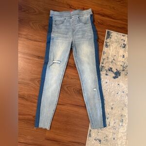 SPANX Blue Denim Jeans Stretchy M NWOT